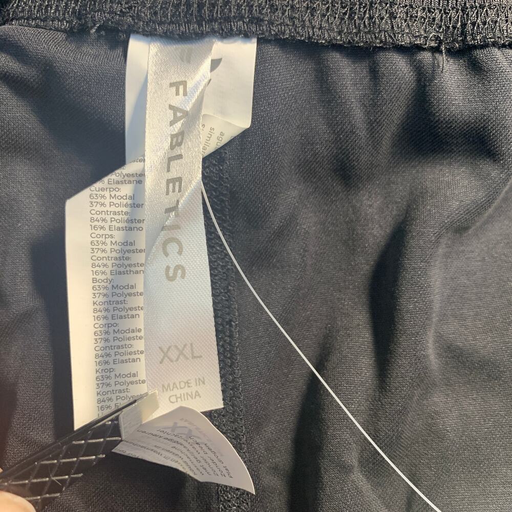 NWT Fabletics athletic jogger pants Maj Tricot Pant black XXL women - Picture 6 of 8